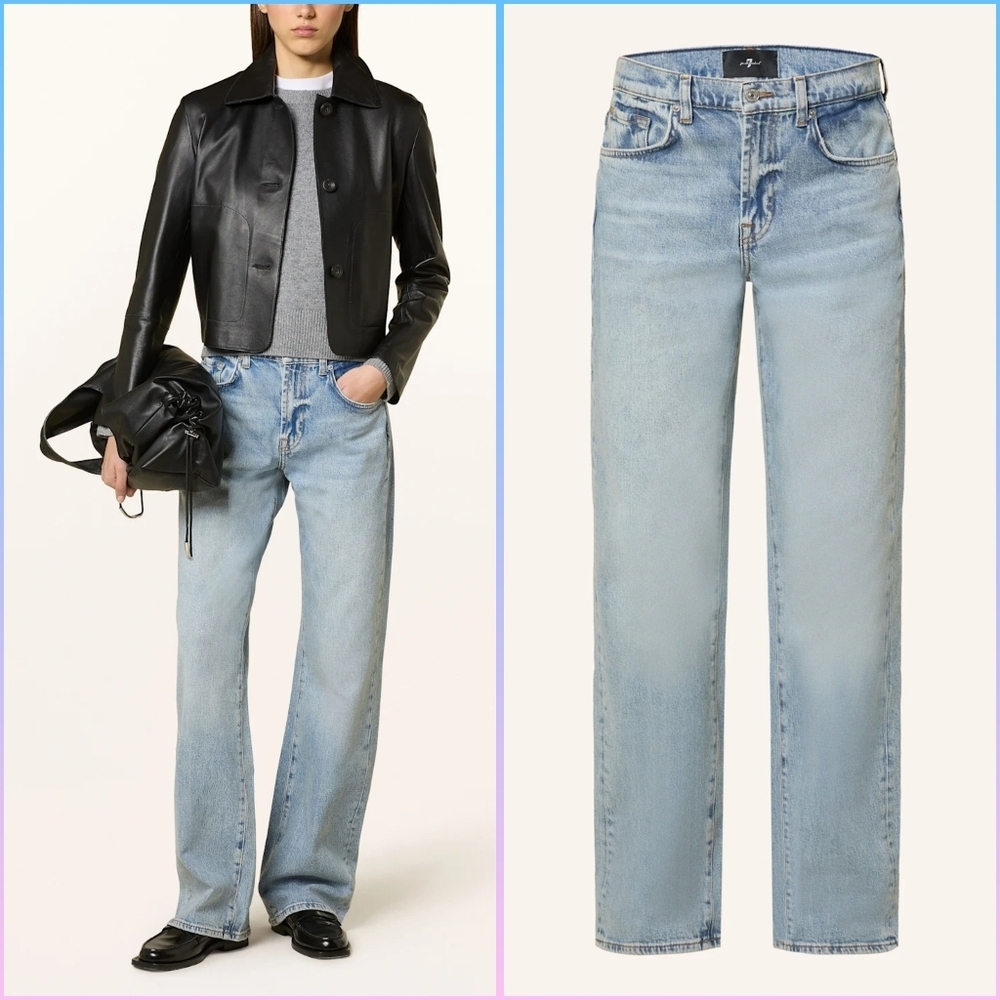 7 For All Mankind Tess Trouser Jeans in Ode To